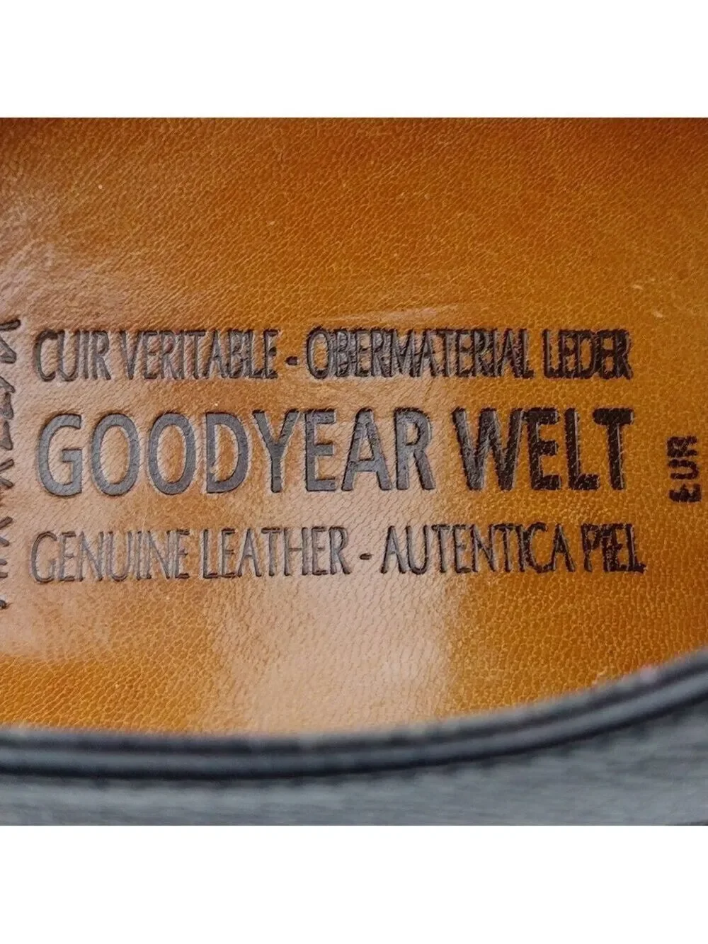 Mephisto Air-Relax Goodyear Welt Men's Black Leather Lace Up  Casual Work Shoe